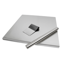 ZOIMANIA - Tagliere Spianatoia con Tarocco e Mattarello - Inox - Profondità 50 Dimensione Tagliere: L 90 x P 50 x 3