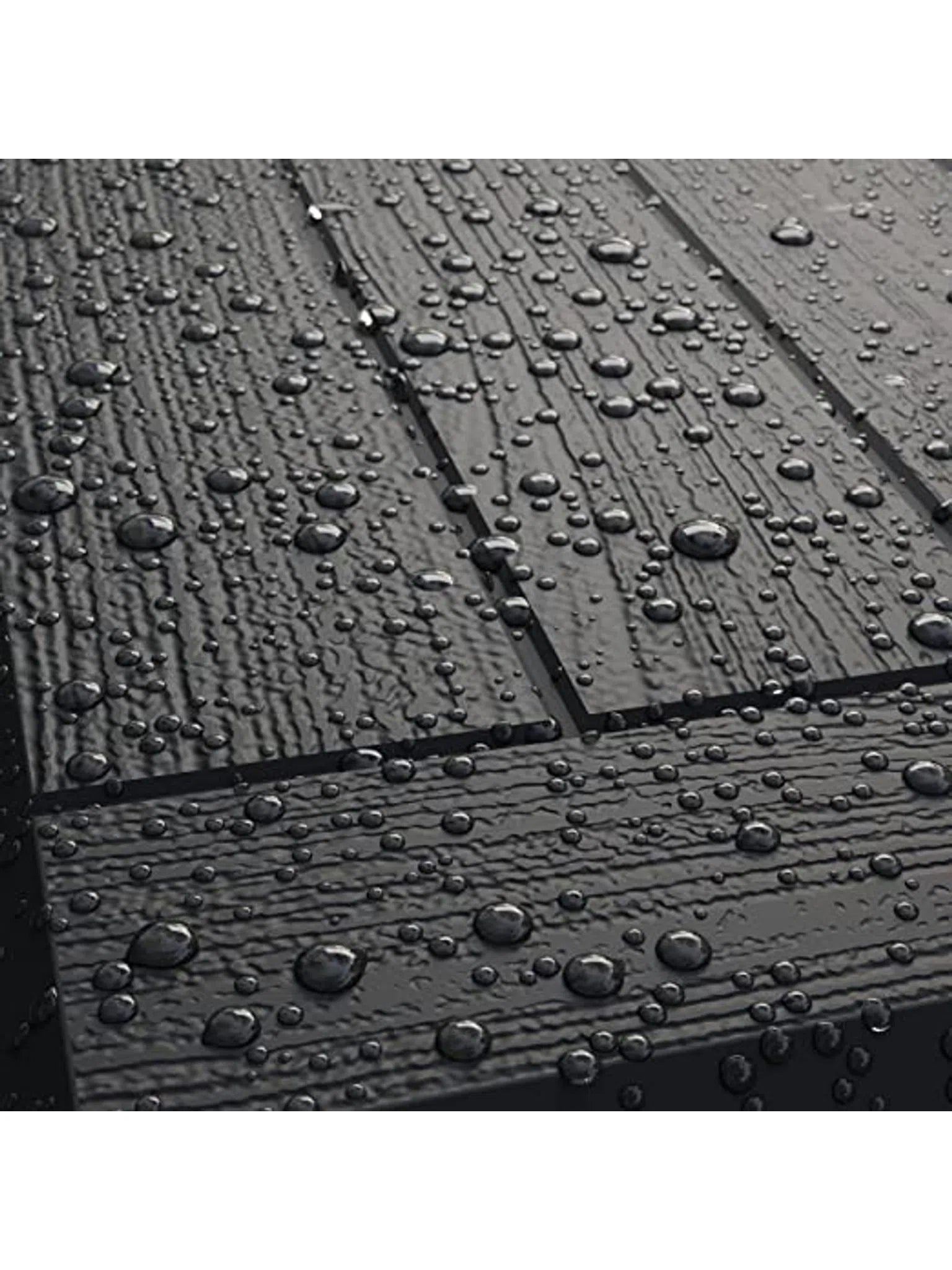 Baule da Giardino Impermeabile, Contenitore da Esterno con Maniglie, 280 L, Effetto Legno,Antracide