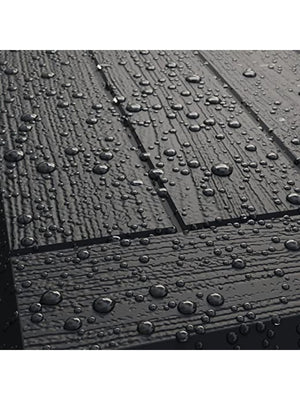 Baule da Giardino Impermeabile, Contenitore da Esterno con Maniglie, 280 L, Effetto Legno,Antracide