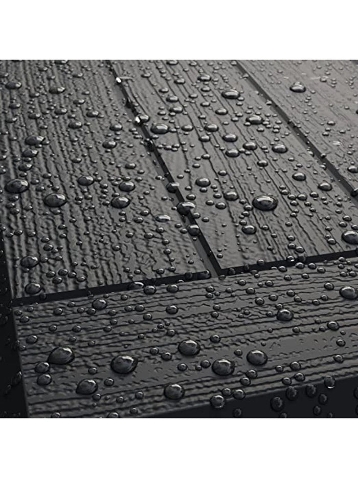 Baule da Giardino Impermeabile, Contenitore da Esterno con Maniglie, 280 L, Effetto Legno,Antracide