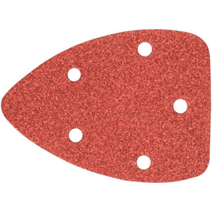 Topex 57h824 carta abrasiva con n velcro k80 per smerigliatrice