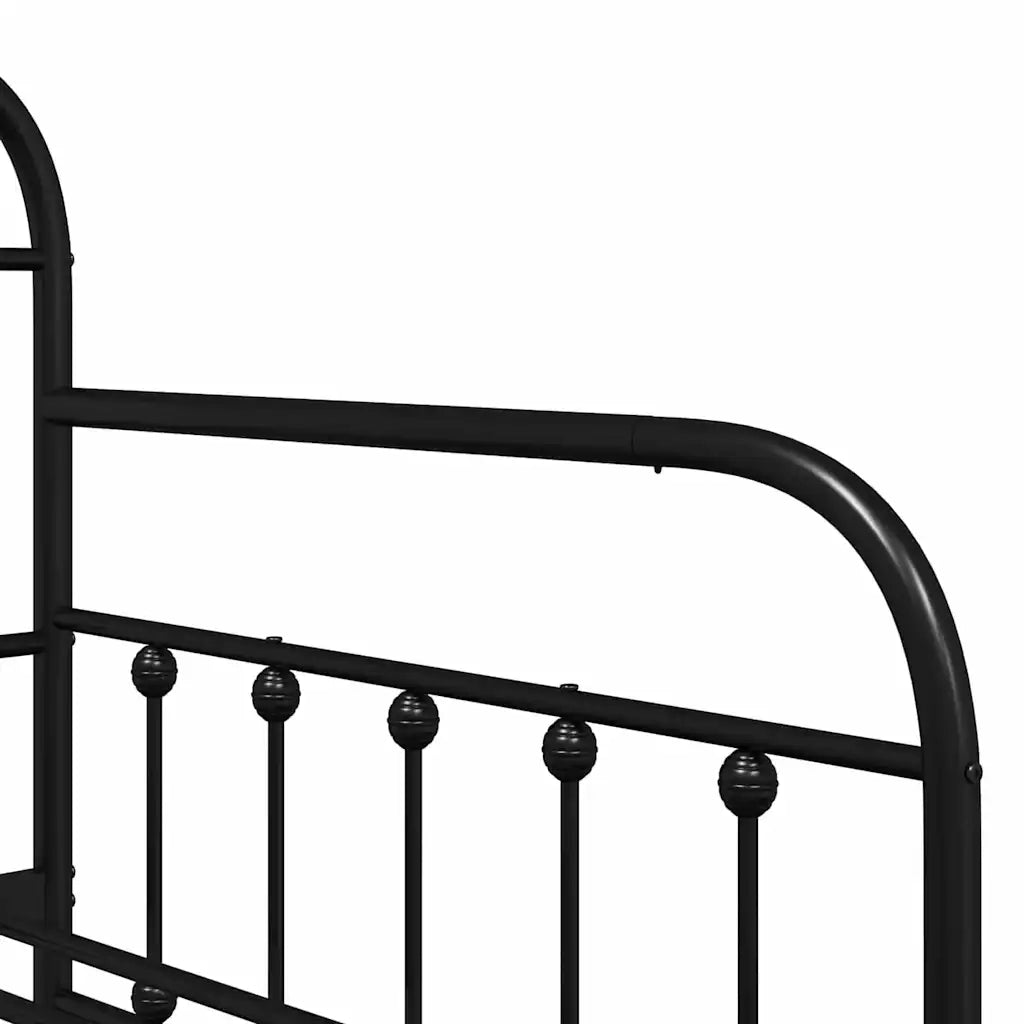 Struttura per letto di giorno Nero 90 x 200 cm 42002631