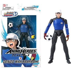 BANDAI - Anime Heroes - Captain Tsubasa - Anime Heroes Figura 17 cm - Genzo Wakabayashi - 37792