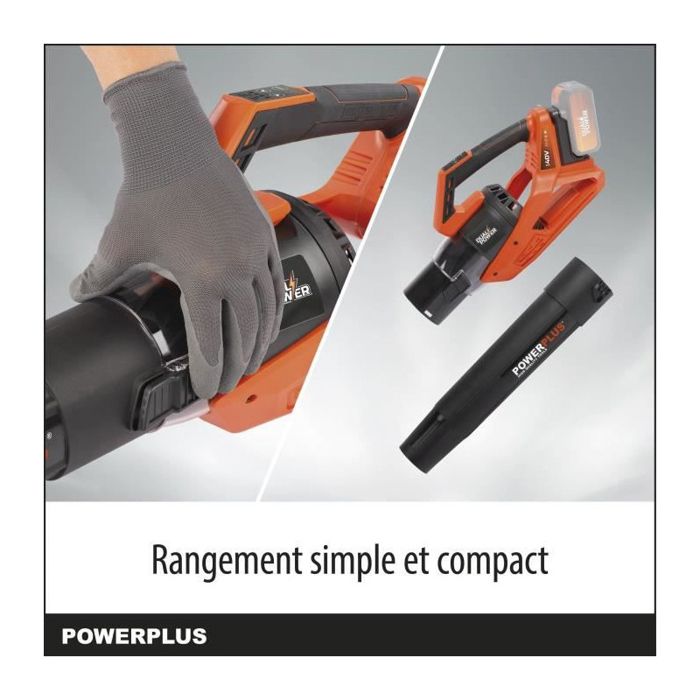 Base di alimentazione a doppia potenza con POWDPG7521 - 20 V fogli di batteria, collettore di fogli, 145 km/h, senza batteria o caricabatterie