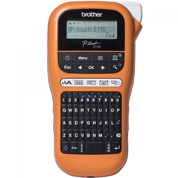 Brother PT-E110 stampante per etichette (CD) Trasferimento termico 180 x 180 DPI 20 mm/s HGe/TZe QWERTY