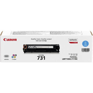 Canon 731 cartuccia toner 1 pz Originale Ciano (Canon 6271B002 [731C] Toner cyan 1.5K pages)
