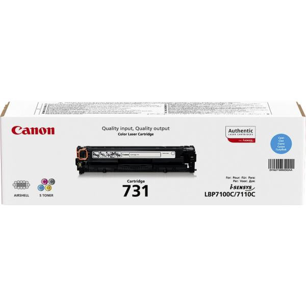 Canon 731 cartuccia toner 1 pz Originale Ciano (Canon 6271B002 [731C] Toner cyan 1.5K pages)