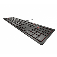 CHERRY KC 6000 Slim tastiera USB QWERTZ Tedesco Nero