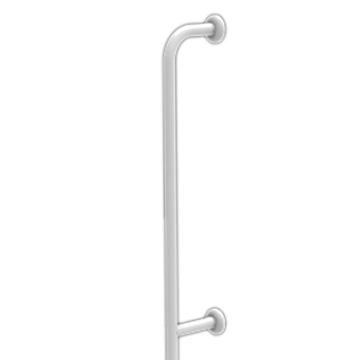 Corrimano verticale con fissaggio a parete cm 160 con rivestimento standard antibatterico
