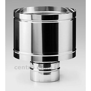 Cappello comignolo fumaiolo a botte antivento mm. 80 cm. 8 masch