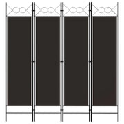 Paravento a 4 Pannelli Marrone 160x180 cm cod mxl 67669