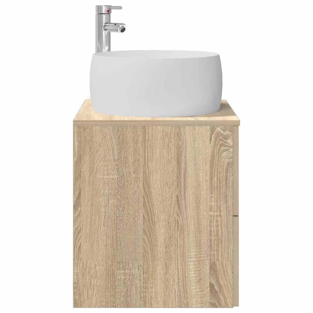 Mobile Lavabo da Parete Rovere Sonoma 49,5 x 44,5 x 66 cm 890312