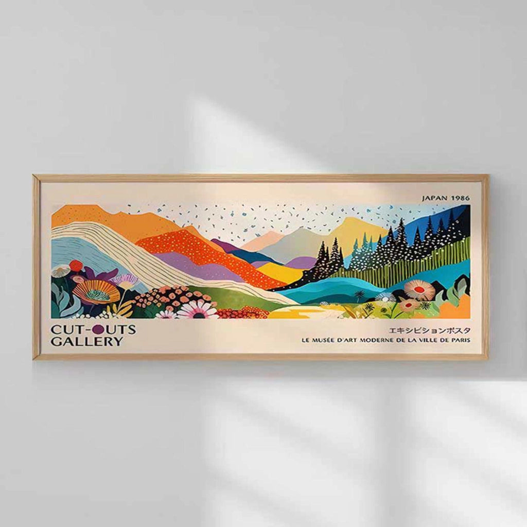 Misola, Quadro Materiale Struttura in Legno Nobilitato, 50x120h cm Multicolore