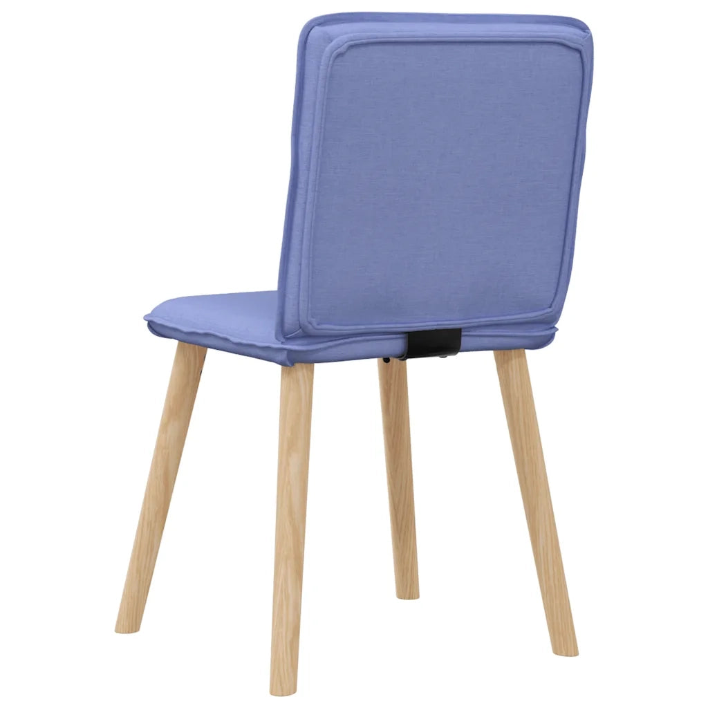 Sedie da Pranzo 2 pz Blu Jeans in Tessuto 4101230