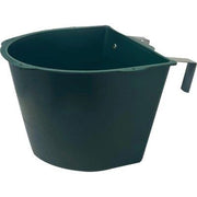 MANGIATOIA CAVALLI STACCIONATA  PLASTICA/METALLO CM 35X34 H.CM 24