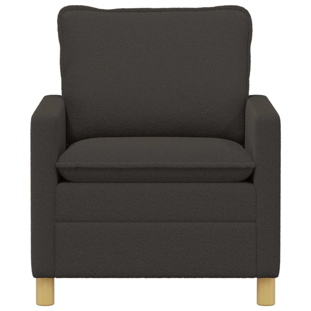 Divano Grigio Scuro 76 x 81 x 87,5 cm Tessuto