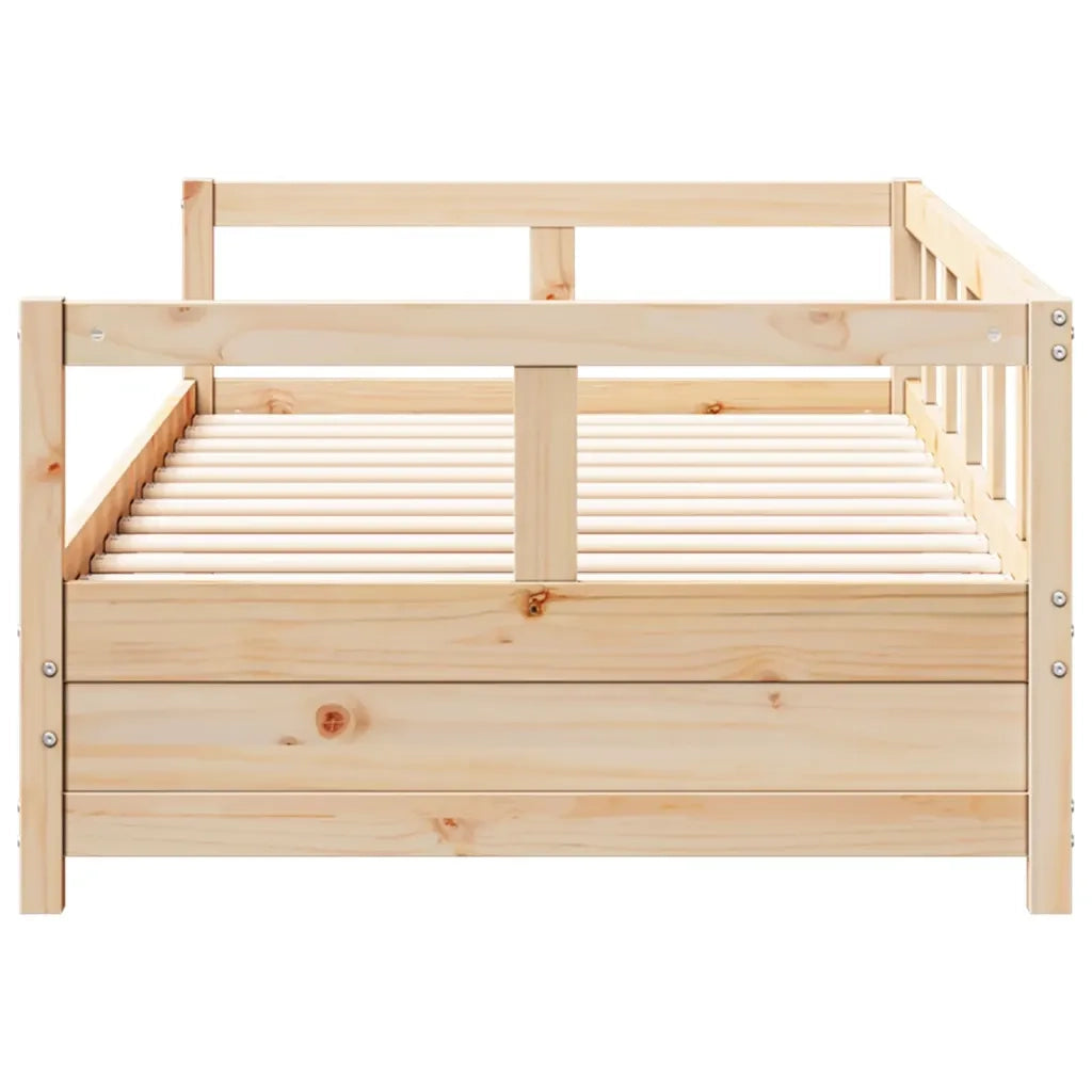 Dormeuse Naturale 80x200 cm in Legno Massello di Pino 854958