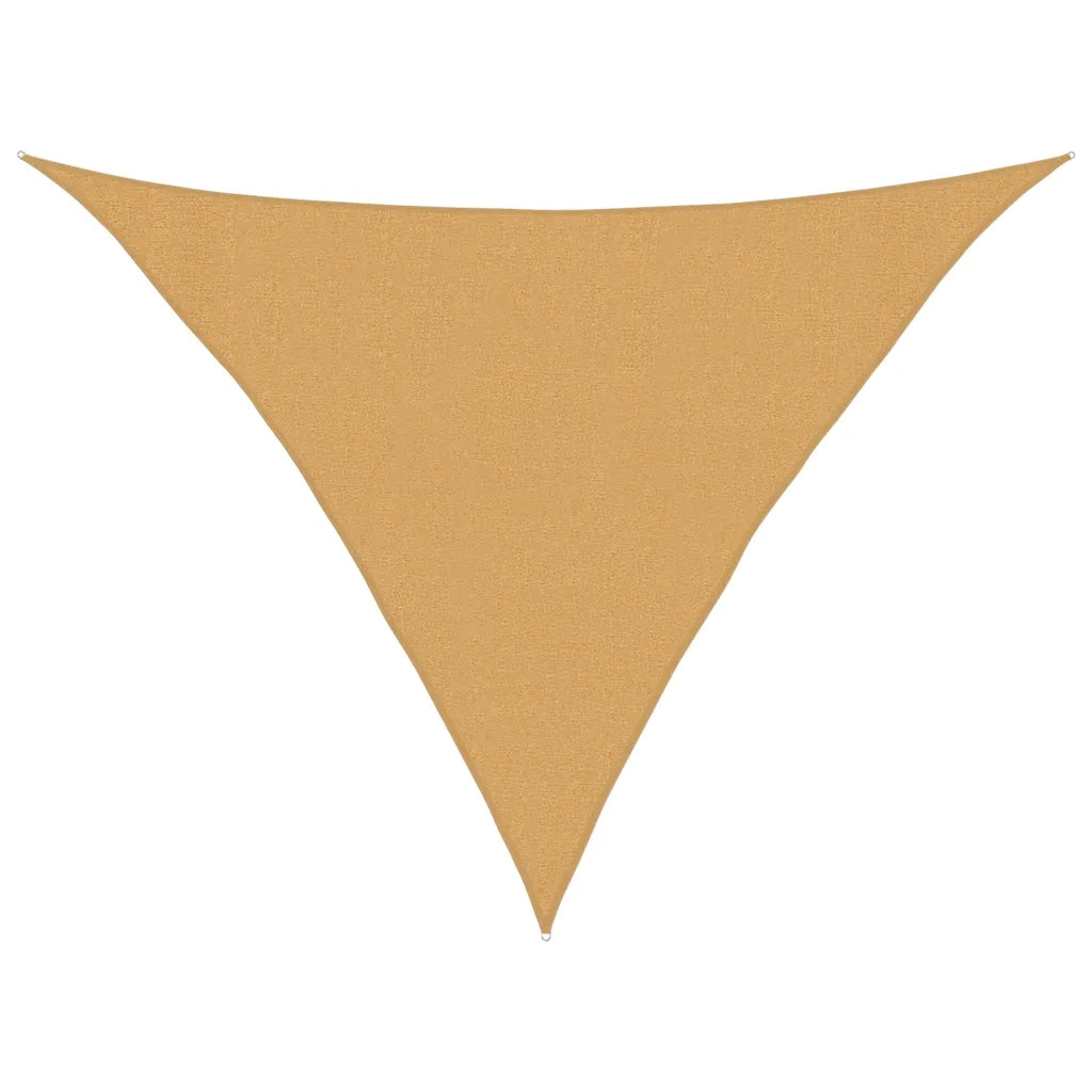 Vela Parasole | Telo Ombra | Vela da ombra 160 g/m2 Triangolare Sabbia 3x3x4,2 m in HDPE
