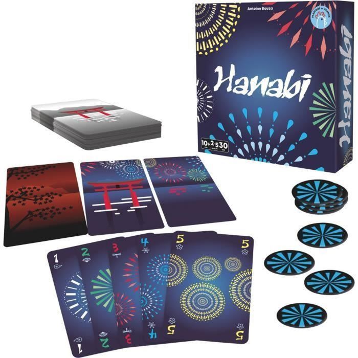 Hanabi - Asmodee - Gioco tattico e di cooperazione - Da 8 anni in su