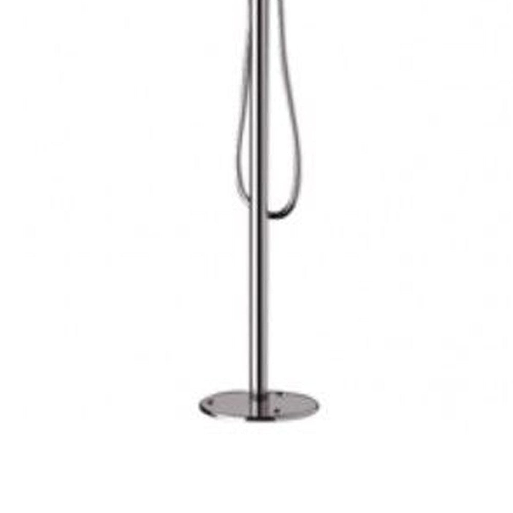 Colonna piscina free-standing minimal con miscelatore acqua calda-fredda