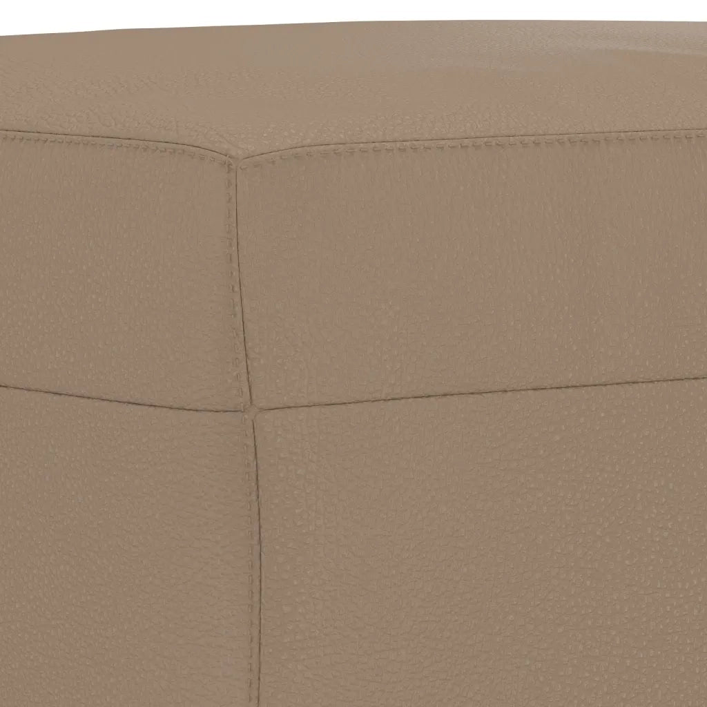 vidaXL Set di Divani 3 pz con Cuscini Cappuccino in Similpelle