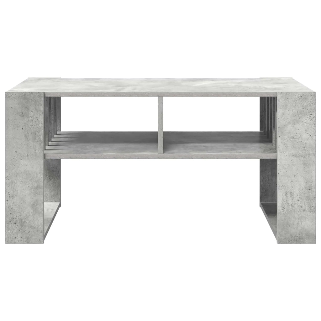Tavolino da salotto Grigio cemento 92 x 49,5 x 45 cm 8000111