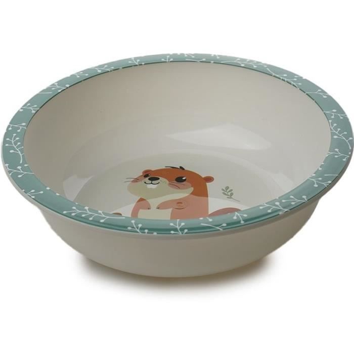 Il mio primo set per pasti al microonde - THERMOBABY - Castor - Piatto, ciotola, tazza