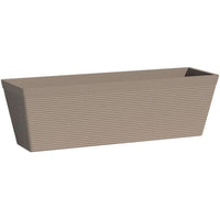 Jardiniere - GARDEN ID - Green Care Impact Taupe - 50 x 16 x 16 cm - Garanzia 10 anni - 100% riciclato - Resistente ai raggi UV/gel