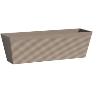 Jardiniere - GARDEN ID - Green Care Impact Taupe - 50 x 16 x 16 cm - Garanzia 10 anni - 100% riciclato - Resistente ai raggi UV/gel