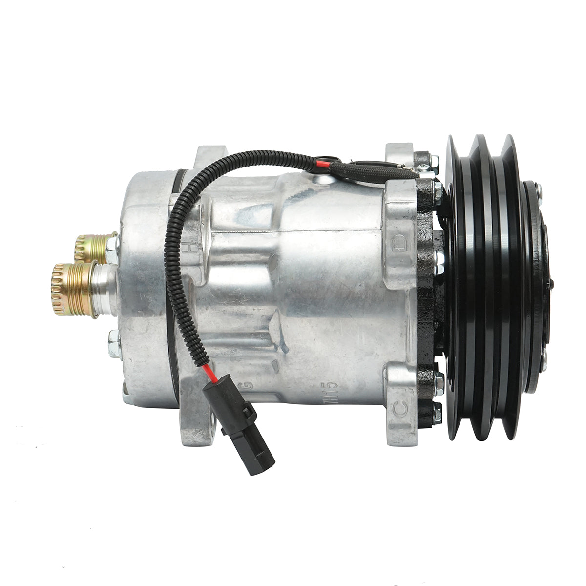 Compressore aria condizionata A/C per Case IH codice OEM 1977959C1, 1343925C1, 97204C1, 83934C91, 65202000, 1255750C91, 1255750C92