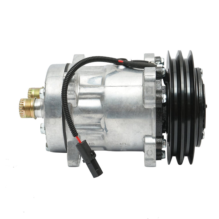 Compressore aria condizionata A/C per Case IH codice OEM 1977959C1, 1343925C1, 97204C1, 83934C91, 65202000, 1255750C91, 1255750C92