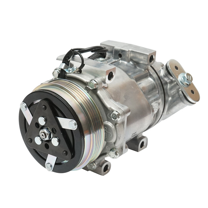 Compressore aria condizionata Iveco, Fiat, Citroen codice OEM 71796000, FTAK366 FTK366 8FK351334-251 8FK351334-751, TSP0159808 DCK1225 12.77027 504005418 504384357, 71721759 71724259