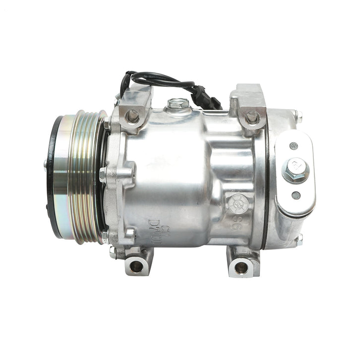 Compressore aria condizionata Iveco, Fiat, Citroen codice OEM 71796000, FTAK366 FTK366 8FK351334-251 8FK351334-751, TSP0159808 DCK1225 12.77027 504005418 504384357, 71721759 71724259