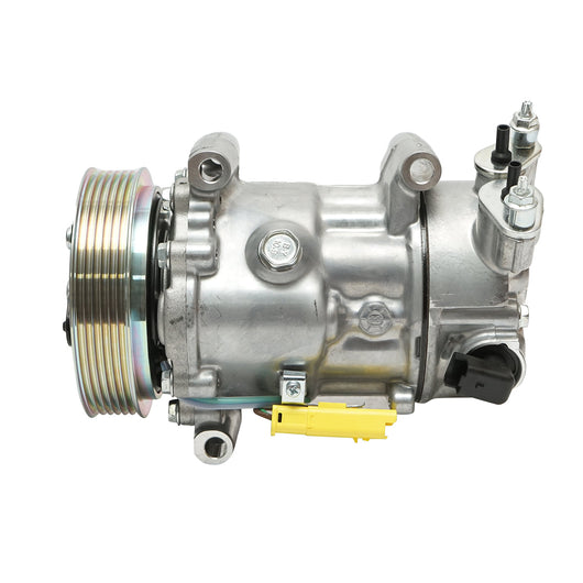 Compressore aria condizionata Peugeot, Citroen codice OEM 9651910980, 6453QJ, 6453QK, 6453WK, 6453WL, 6453ZZ, SD6C12