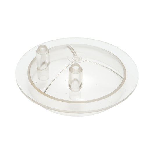 Coperchio trasparente per tanica da 30 l con 2 uscite per mungitrice per mucche Breckner Germany