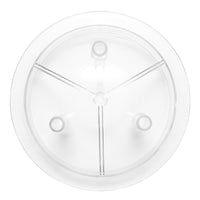 Coperchio trasparente per tanica da 40 litri con 3 uscite per mungitrice per mucche Breckner Germany