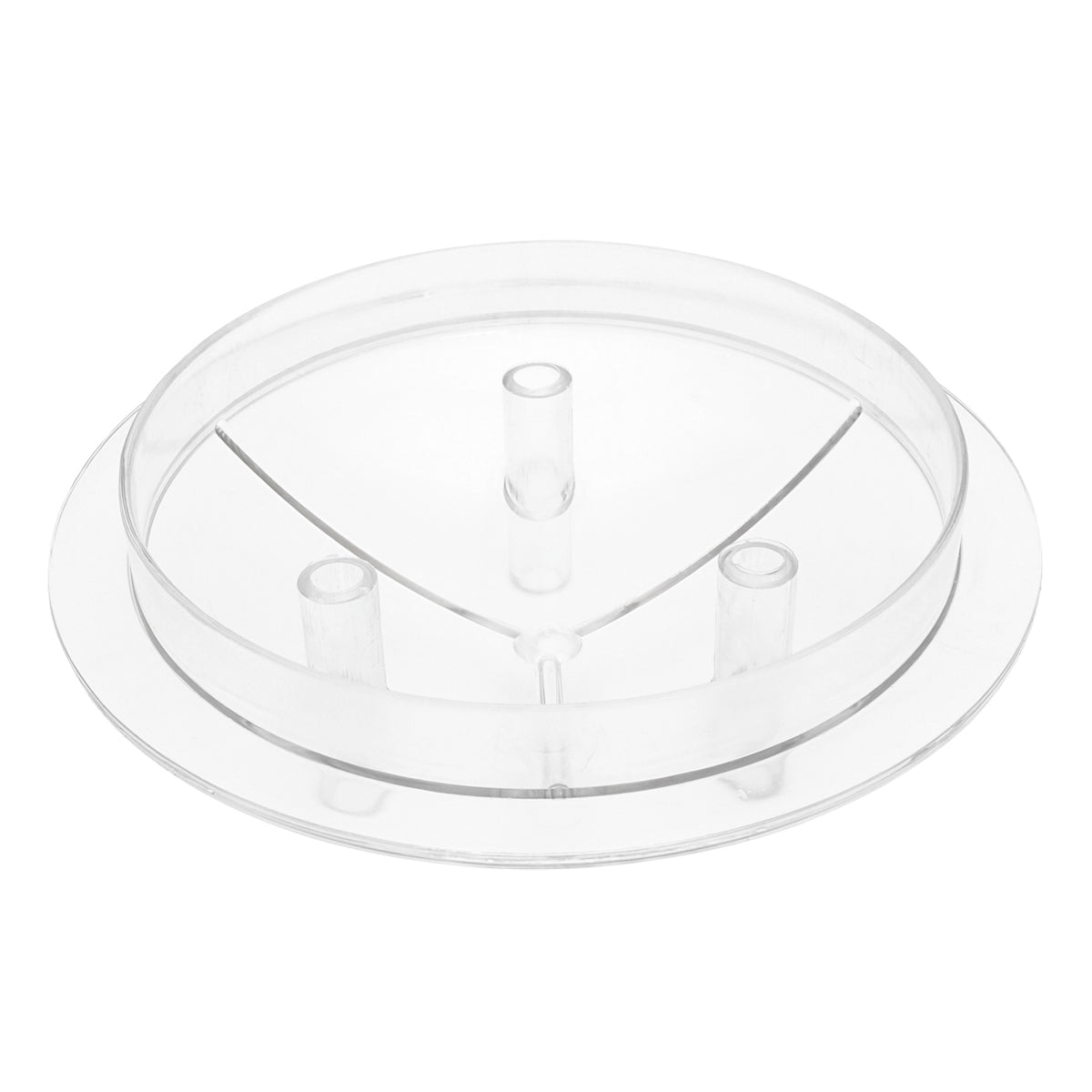 Coperchio trasparente per tanica da 40 litri con 3 uscite per mungitrice per mucche Breckner Germany