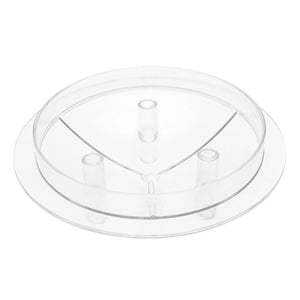 Coperchio trasparente per tanica da 40 litri con 3 uscite per mungitrice per mucche Breckner Germany