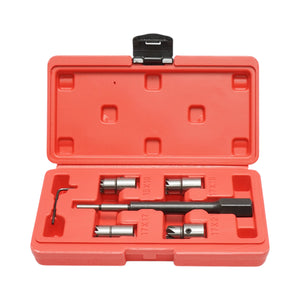 Kit di fresa per la pulizia della sede dell'iniettore, 6 pezzi Breckner Germany