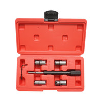 Kit di fresa per la pulizia della sede dell'iniettore, 6 pezzi Breckner Germany