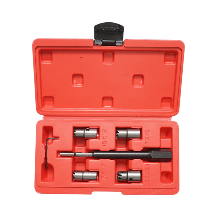 Kit di fresa per la pulizia della sede dell'iniettore, 6 pezzi Breckner Germany