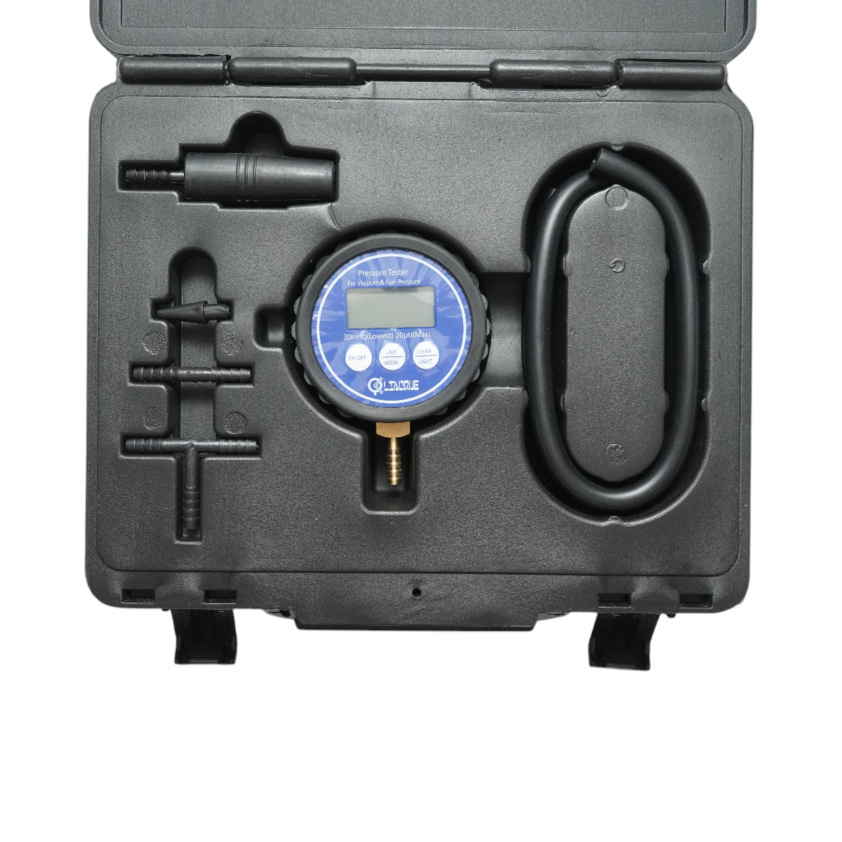 Kit di prova della pressione del carburante e del vuoto, manometro digitale 0-20 PSI Breckner Germany