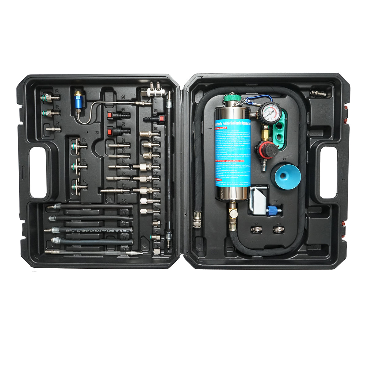 Kit per la pulizia degli iniettori di carburante di aspirazione 39 pezzi Breckner Germany