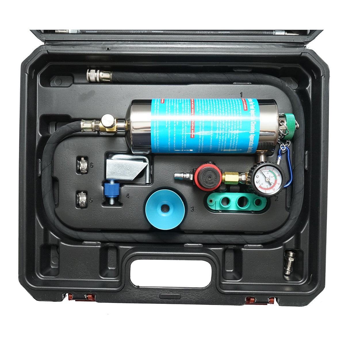 Kit per la pulizia degli iniettori di carburante di aspirazione 39 pezzi Breckner Germany