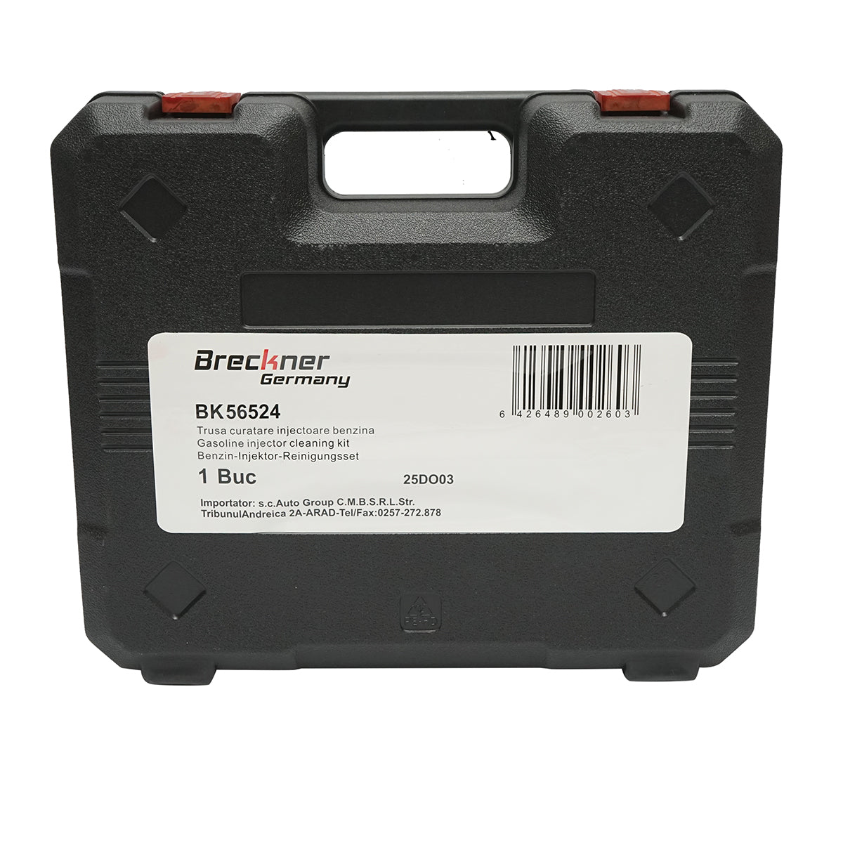 Kit per la pulizia degli iniettori di carburante di aspirazione 39 pezzi Breckner Germany