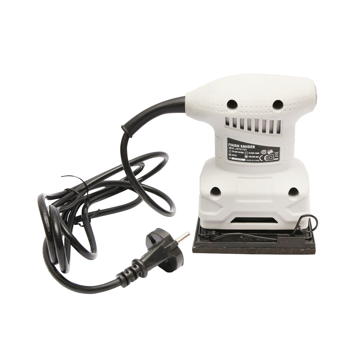 Levigatrice orbitale elettrica 200W con piastra di base 110x110mm Joust Max