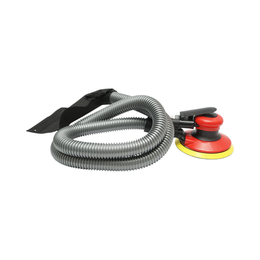 Levigatrice orbitale pneumatica 125mm con sistema di aspirazione, velocità 10000 giri/min, orbita 2,5mm, pressione max 6 bar Heavy Duty