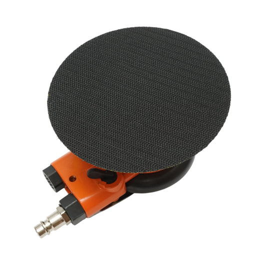 Levigatrice orbitale pneumatica 125mm, velocità 10000 giri/min, orbita 2,5mm, pressione max 6 bar Heavy Duty