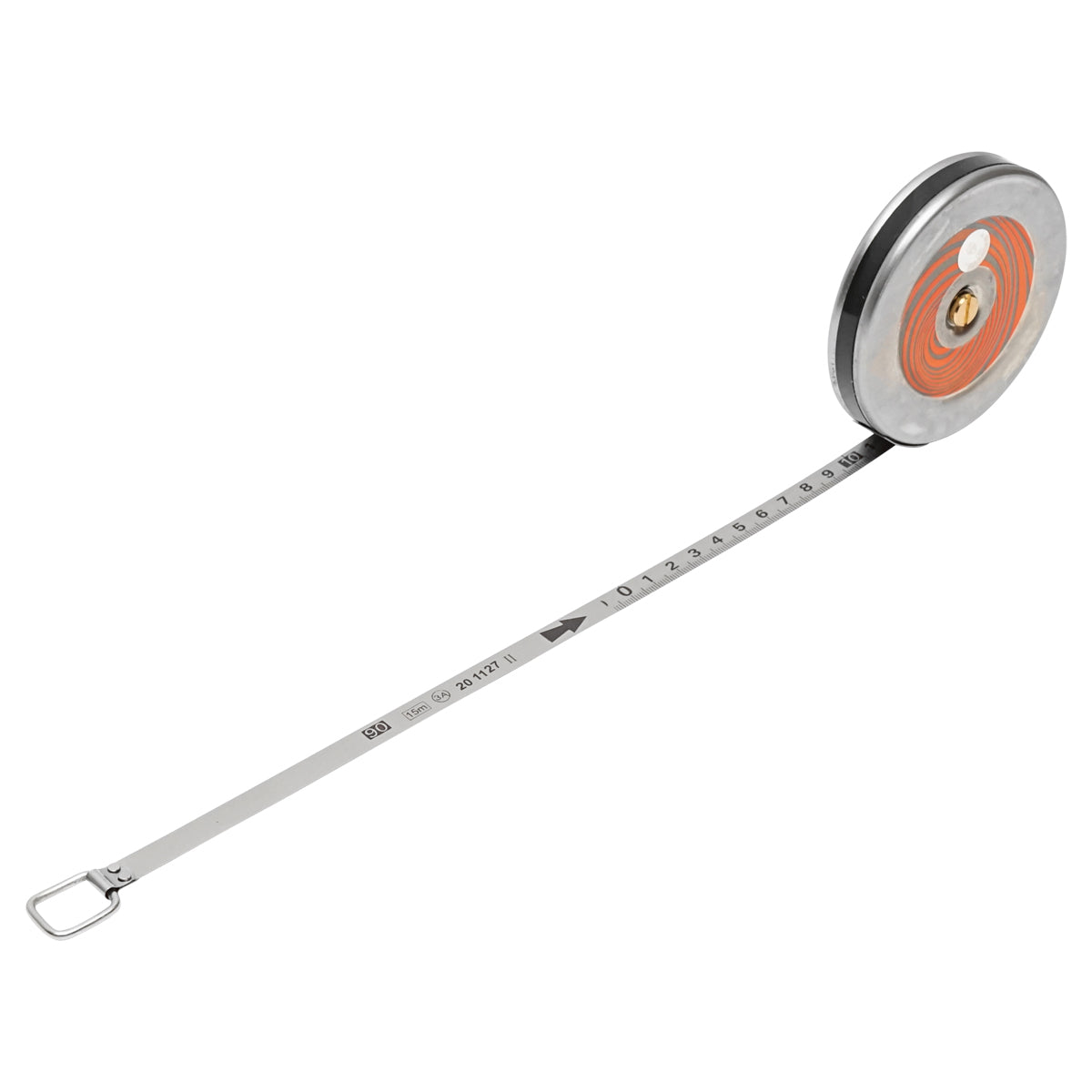 Metro a nastro professionale in alluminio per uso forestale 10 mm x 15 m