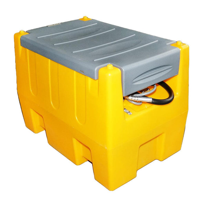 Serbatoio per gasolio da 220 Litri con impianto di trasferimento 12V/200W, Porta